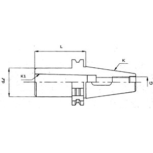 1560GBL - DIN 69871/A MORSE CONE REDUCTION CHUCKS FOR DRILLS - Prod. SCU